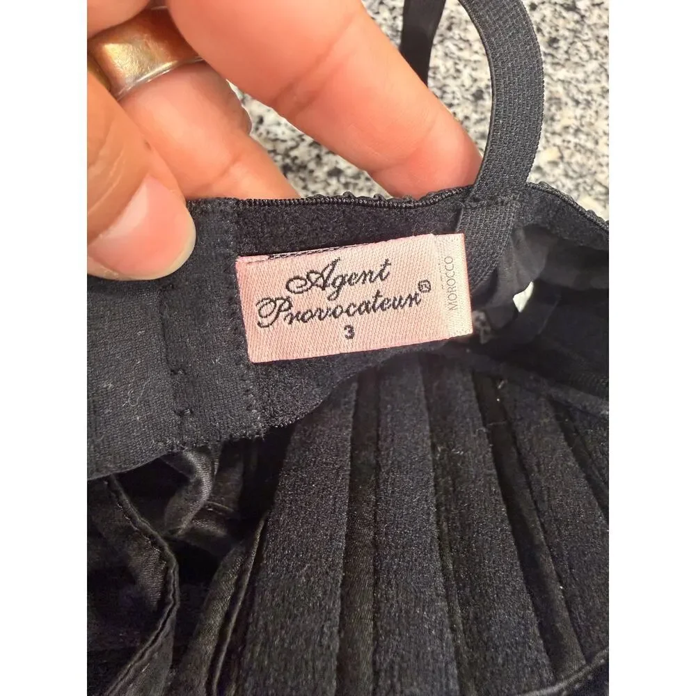 Agent Provocateur Black Cut-Out Underwire Bra – Size 3 - Picture 5 of 9